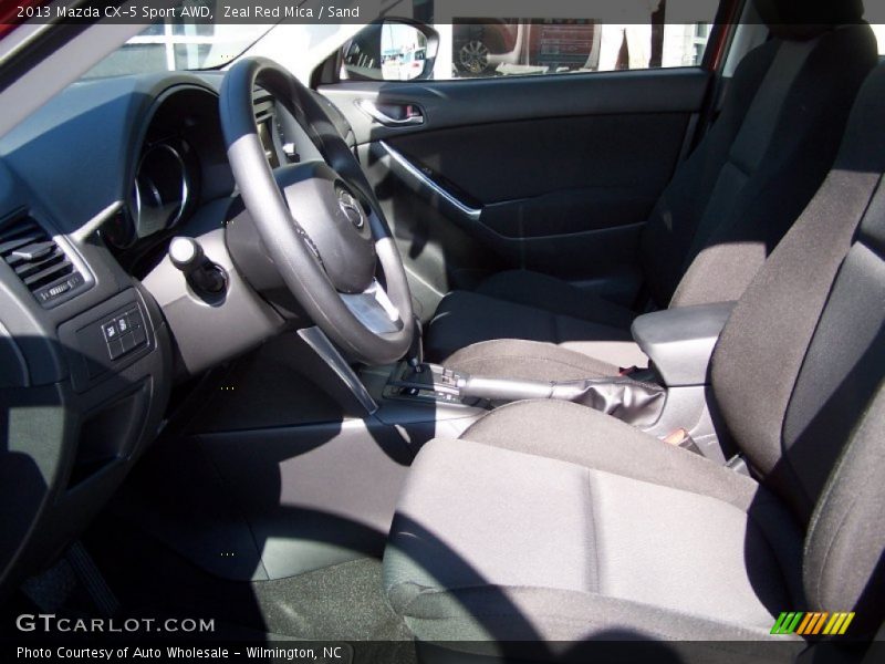 Zeal Red Mica / Sand 2013 Mazda CX-5 Sport AWD