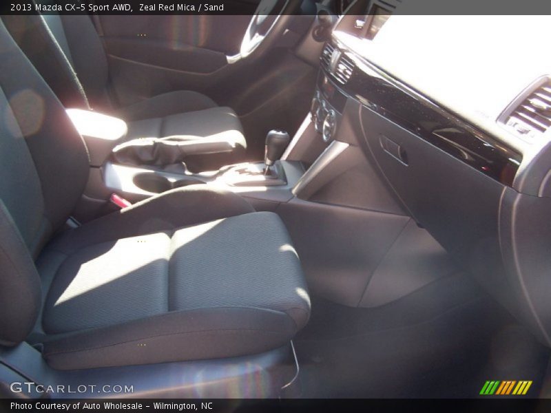 Zeal Red Mica / Sand 2013 Mazda CX-5 Sport AWD