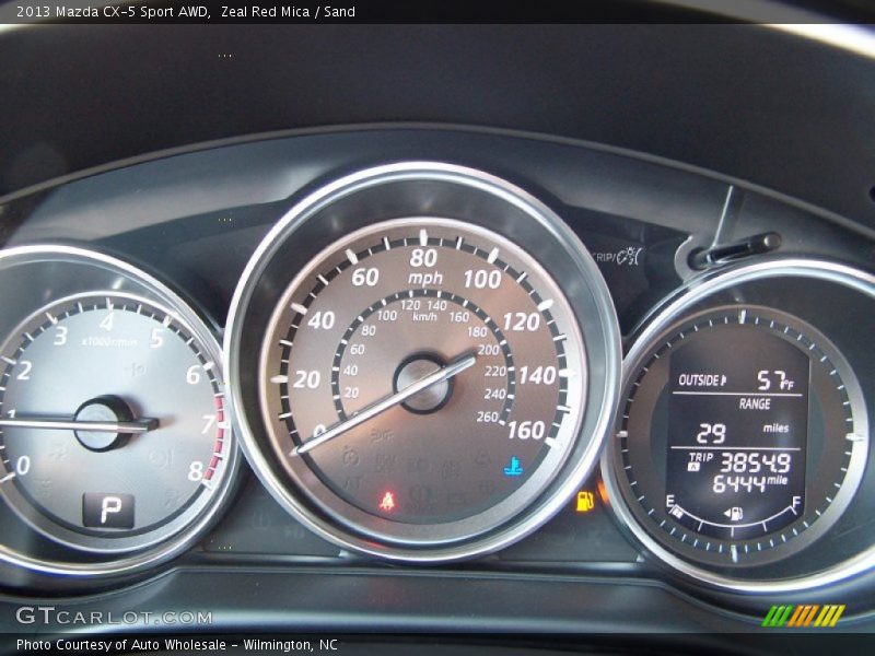 Zeal Red Mica / Sand 2013 Mazda CX-5 Sport AWD