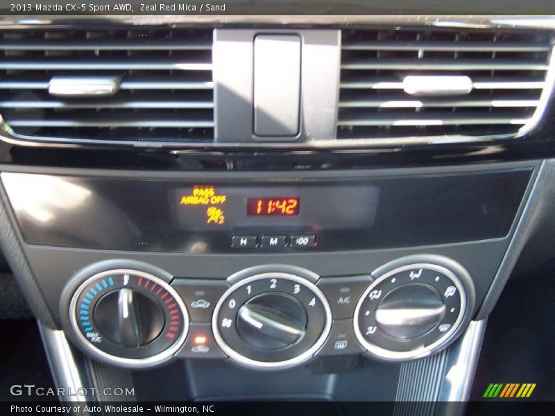 Zeal Red Mica / Sand 2013 Mazda CX-5 Sport AWD
