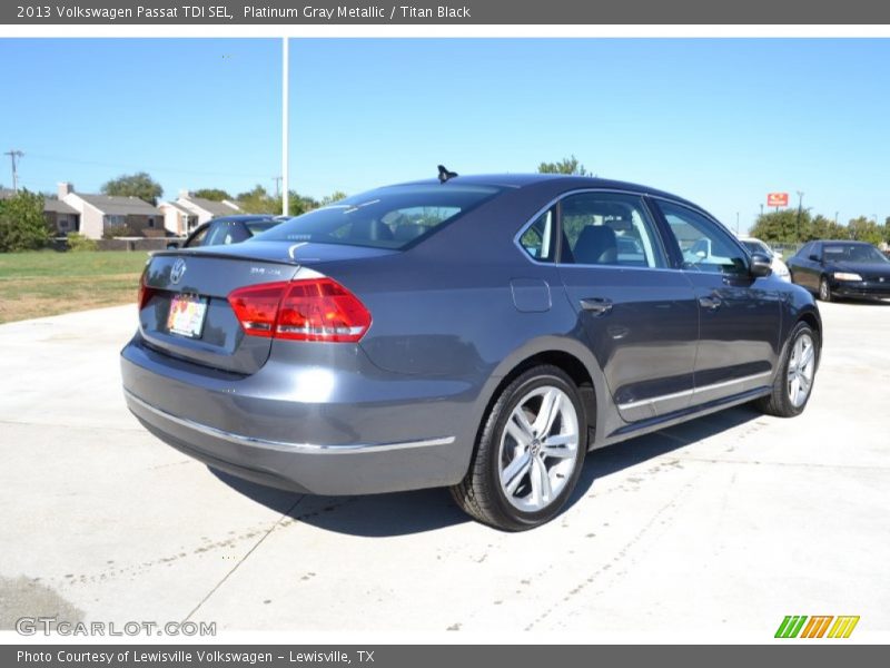 Platinum Gray Metallic / Titan Black 2013 Volkswagen Passat TDI SEL