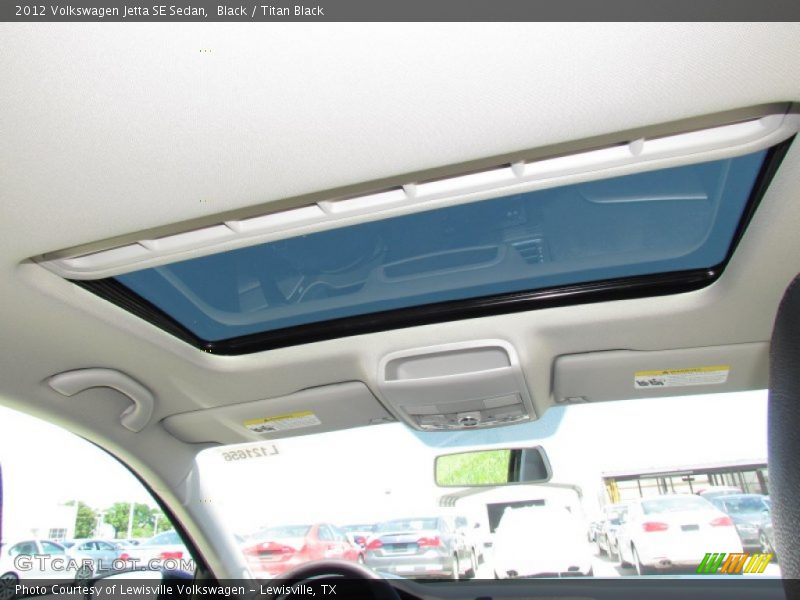 Black / Titan Black 2012 Volkswagen Jetta SE Sedan