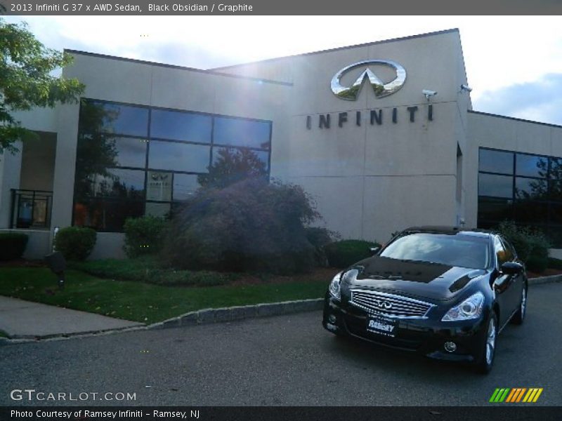 Black Obsidian / Graphite 2013 Infiniti G 37 x AWD Sedan
