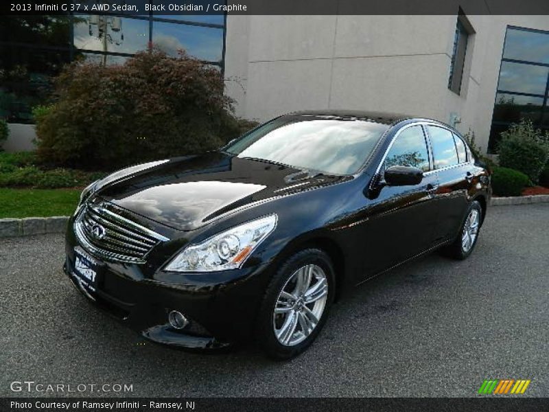 Black Obsidian / Graphite 2013 Infiniti G 37 x AWD Sedan