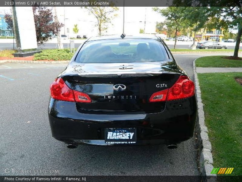 Black Obsidian / Graphite 2013 Infiniti G 37 x AWD Sedan