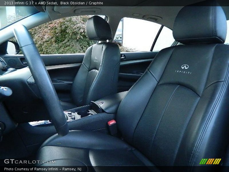 Front Seat of 2013 G 37 x AWD Sedan