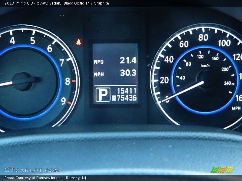 Black Obsidian / Graphite 2013 Infiniti G 37 x AWD Sedan