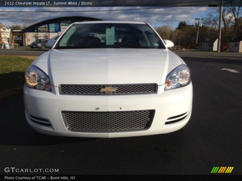 Summit White / Ebony 2012 Chevrolet Impala LT