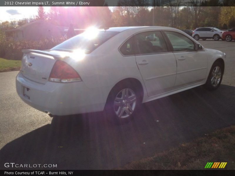 Summit White / Ebony 2012 Chevrolet Impala LT