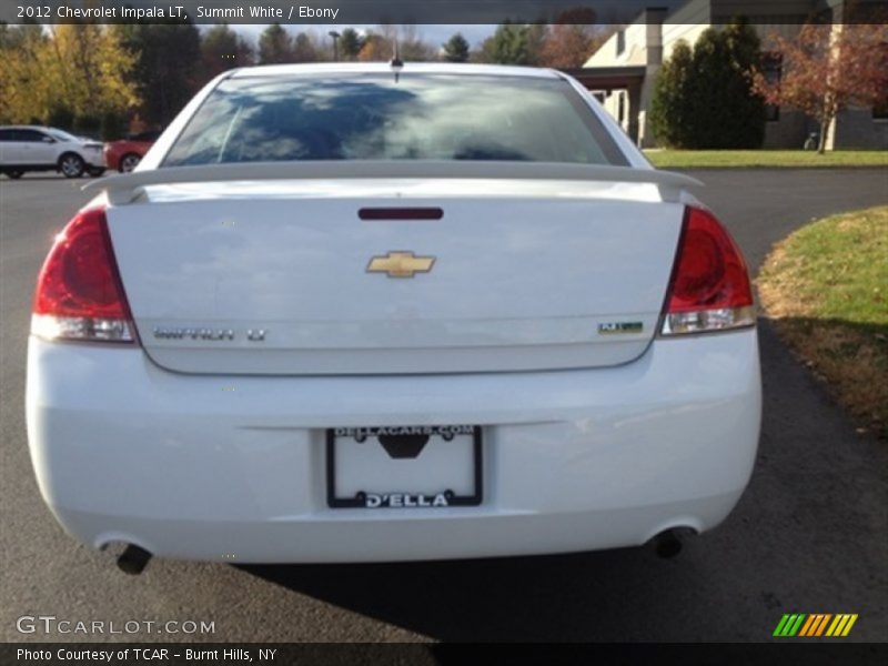 Summit White / Ebony 2012 Chevrolet Impala LT