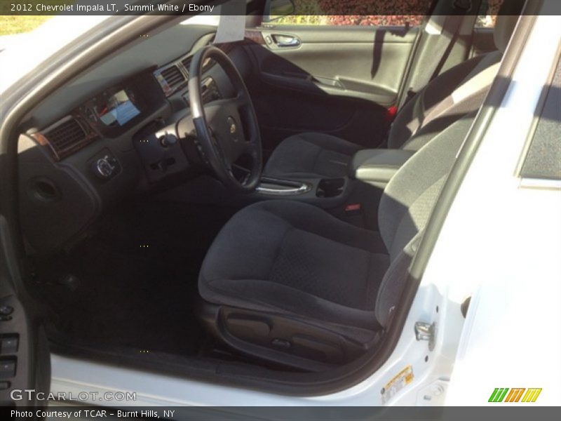 Summit White / Ebony 2012 Chevrolet Impala LT