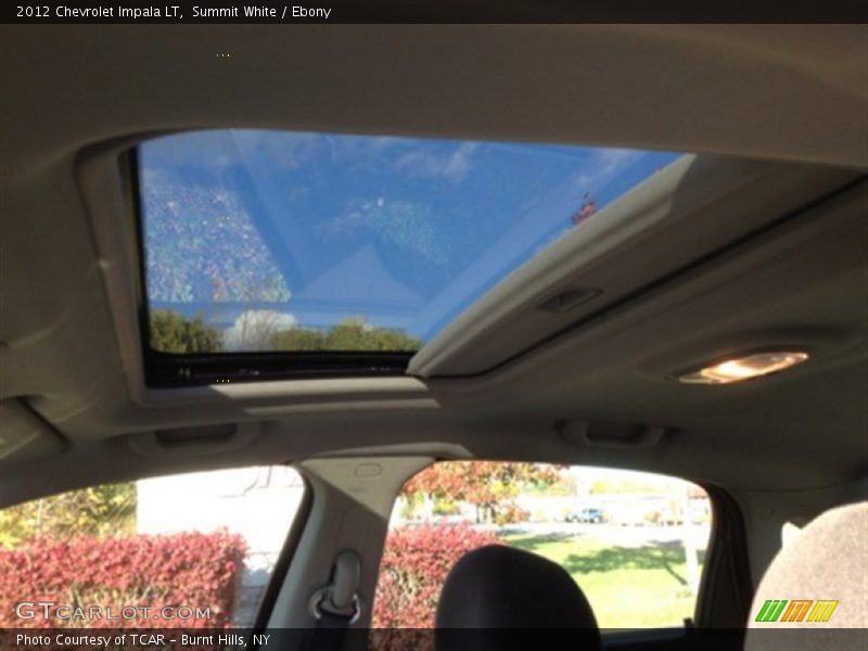 Summit White / Ebony 2012 Chevrolet Impala LT