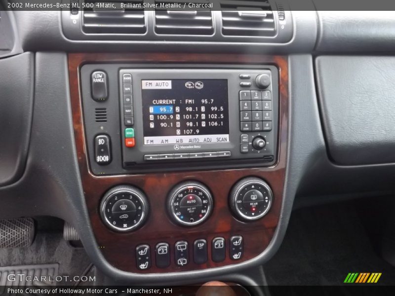 Brilliant Silver Metallic / Charcoal 2002 Mercedes-Benz ML 500 4Matic