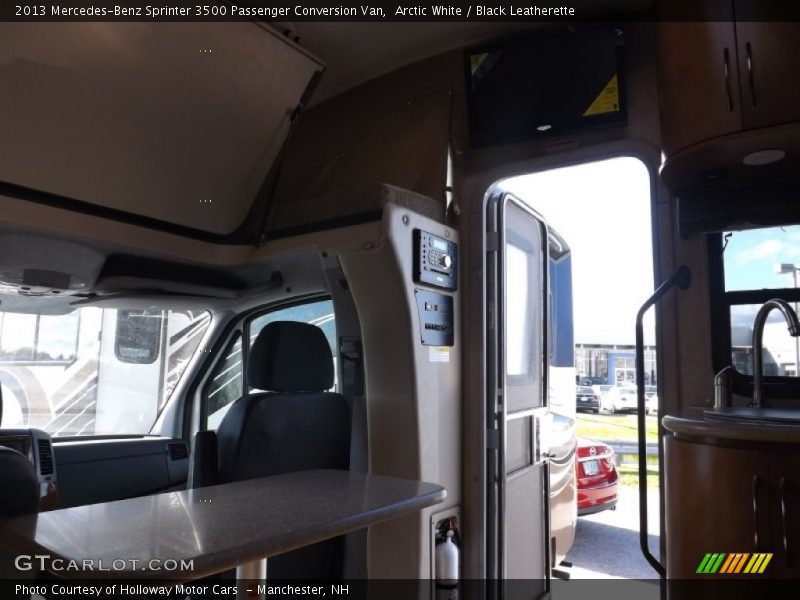 Arctic White / Black Leatherette 2013 Mercedes-Benz Sprinter 3500 Passenger Conversion Van