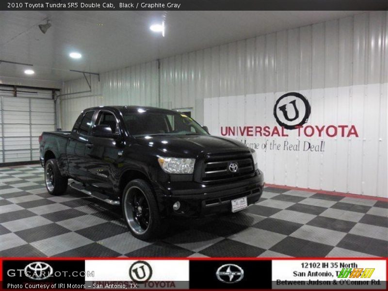 Black / Graphite Gray 2010 Toyota Tundra SR5 Double Cab