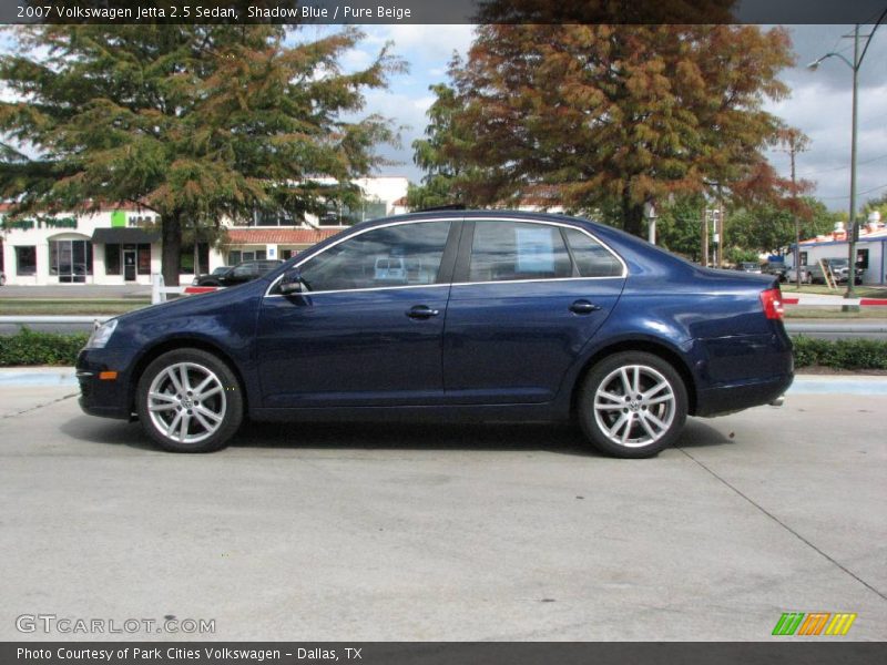 Shadow Blue / Pure Beige 2007 Volkswagen Jetta 2.5 Sedan