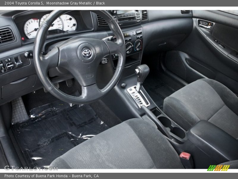  2004 Corolla S Black Interior