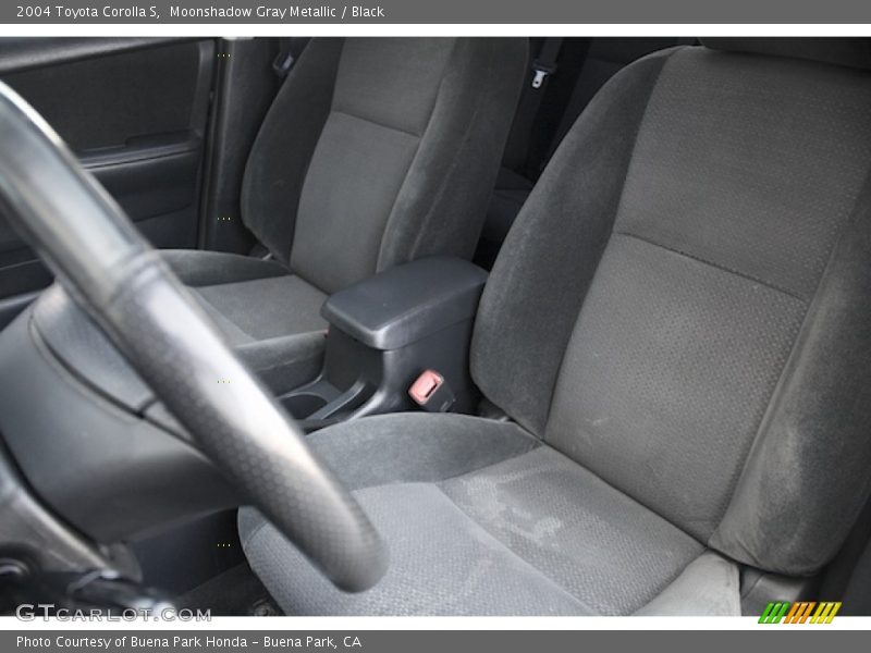 Moonshadow Gray Metallic / Black 2004 Toyota Corolla S
