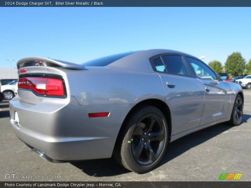 Billet Silver Metallic / Black 2014 Dodge Charger SXT