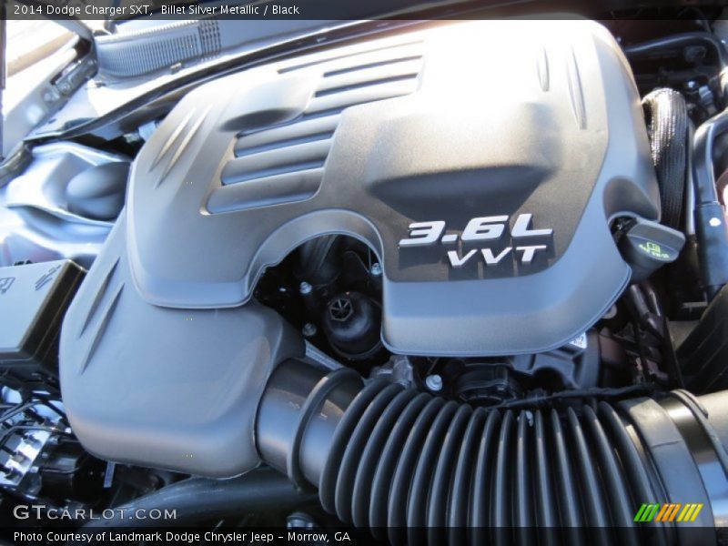 Billet Silver Metallic / Black 2014 Dodge Charger SXT