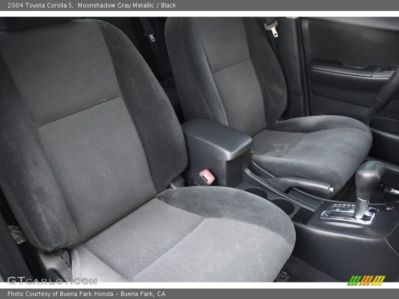 Moonshadow Gray Metallic / Black 2004 Toyota Corolla S
