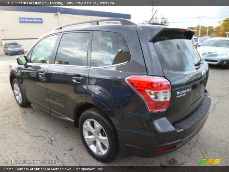 Dark Gray Metallic / Platinum 2014 Subaru Forester 2.5i Touring