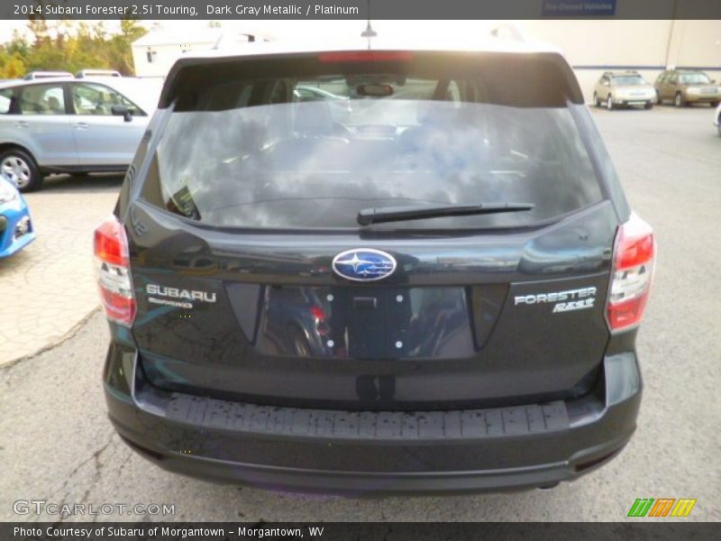 Dark Gray Metallic / Platinum 2014 Subaru Forester 2.5i Touring