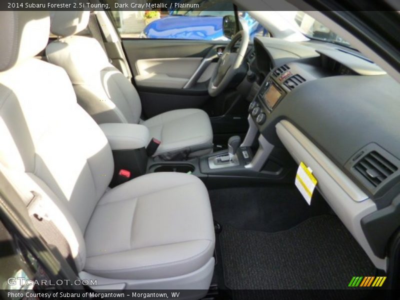 Dark Gray Metallic / Platinum 2014 Subaru Forester 2.5i Touring
