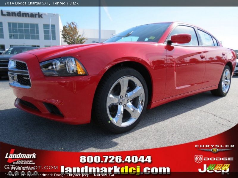 TorRed / Black 2014 Dodge Charger SXT