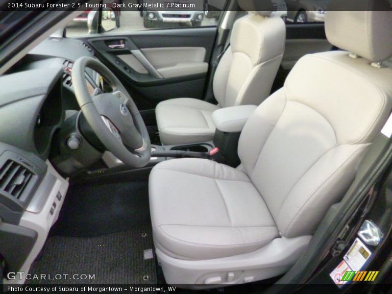 Dark Gray Metallic / Platinum 2014 Subaru Forester 2.5i Touring