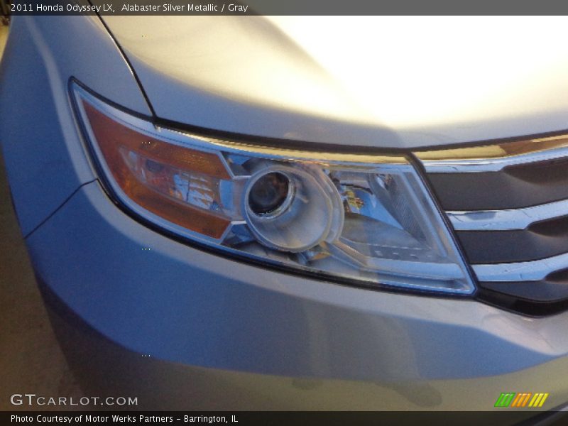 Alabaster Silver Metallic / Gray 2011 Honda Odyssey LX