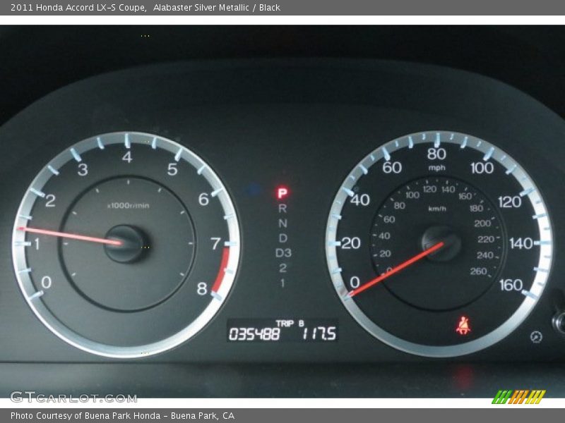 Alabaster Silver Metallic / Black 2011 Honda Accord LX-S Coupe