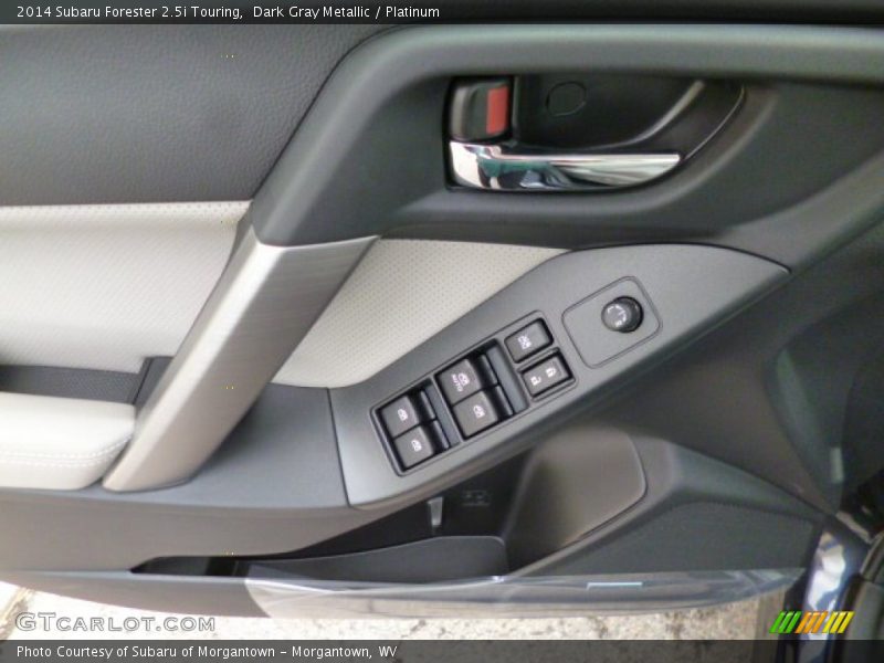 Dark Gray Metallic / Platinum 2014 Subaru Forester 2.5i Touring