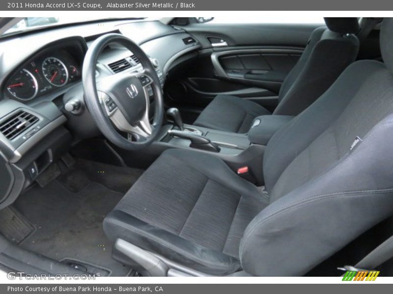 Alabaster Silver Metallic / Black 2011 Honda Accord LX-S Coupe