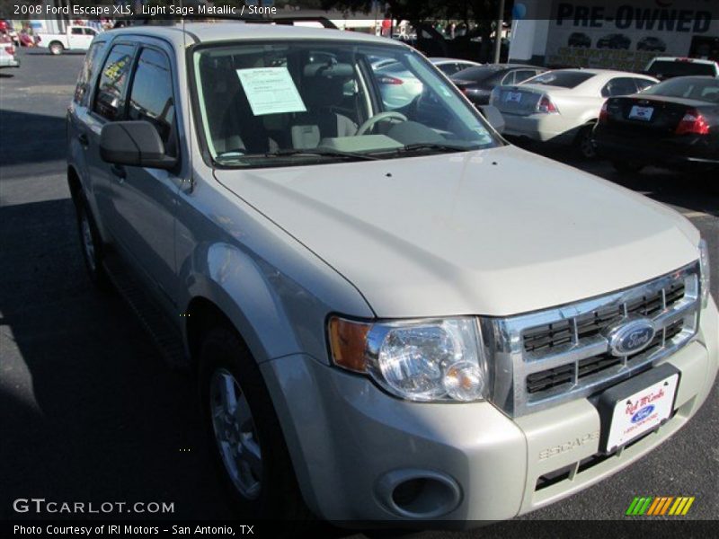 Light Sage Metallic / Stone 2008 Ford Escape XLS