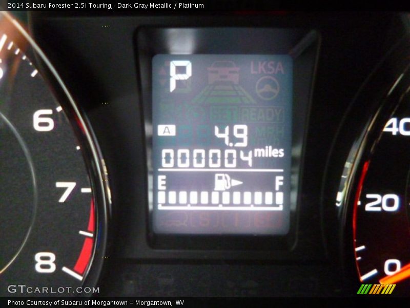 Dark Gray Metallic / Platinum 2014 Subaru Forester 2.5i Touring
