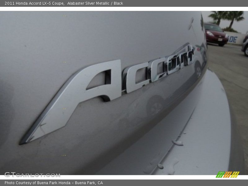 Alabaster Silver Metallic / Black 2011 Honda Accord LX-S Coupe