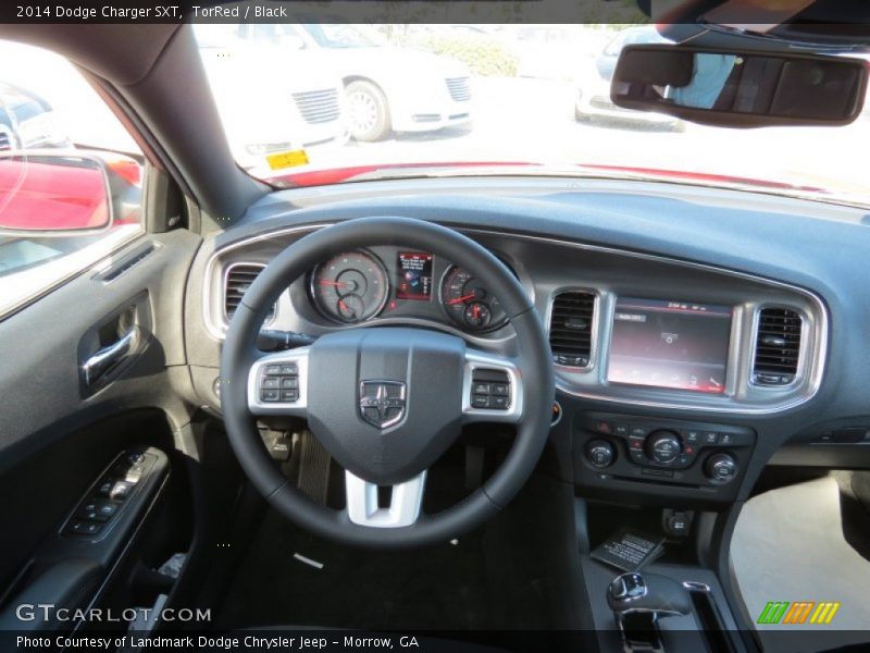 TorRed / Black 2014 Dodge Charger SXT