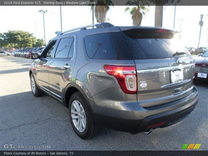 Sterling Gray / Medium Light Stone 2014 Ford Explorer XLT