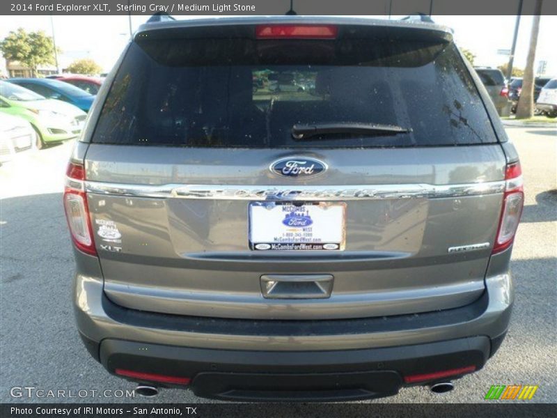 Sterling Gray / Medium Light Stone 2014 Ford Explorer XLT