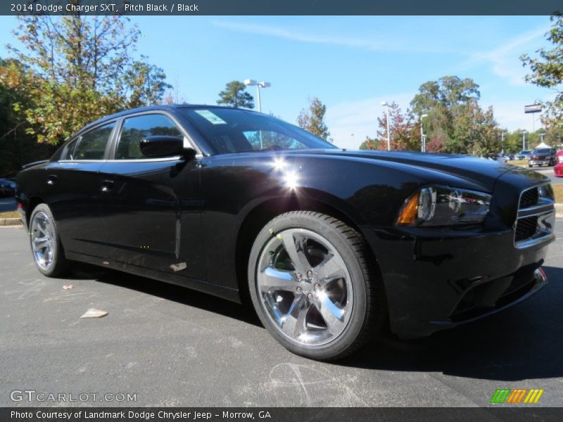 Pitch Black / Black 2014 Dodge Charger SXT