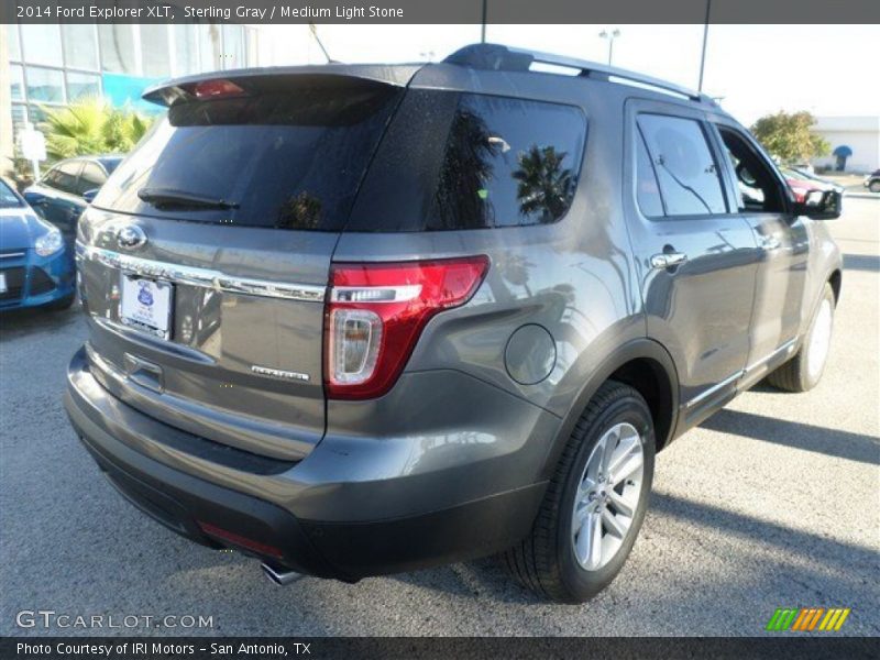 Sterling Gray / Medium Light Stone 2014 Ford Explorer XLT