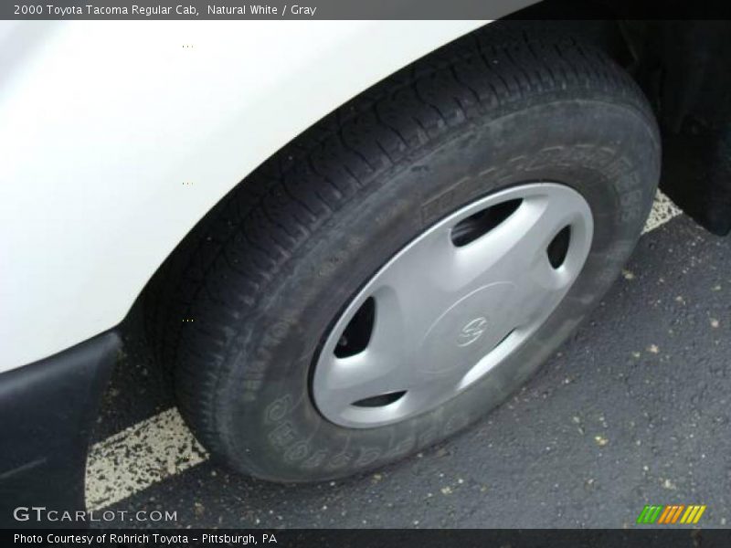 Natural White / Gray 2000 Toyota Tacoma Regular Cab