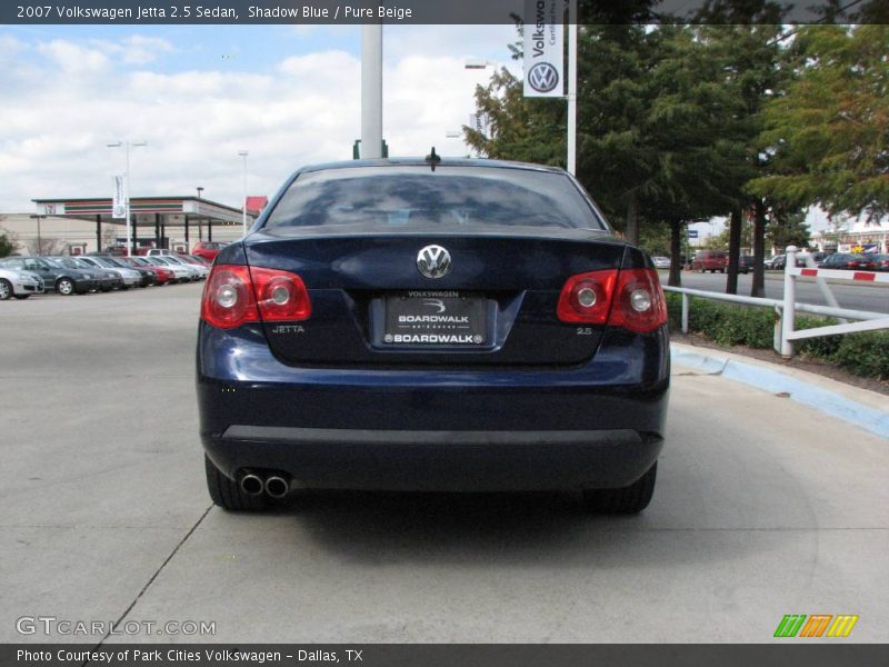 Shadow Blue / Pure Beige 2007 Volkswagen Jetta 2.5 Sedan