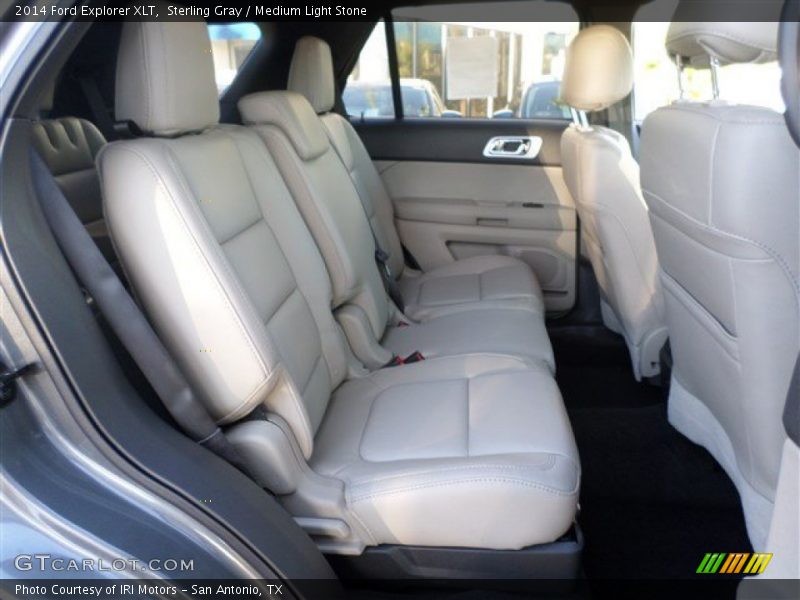 Sterling Gray / Medium Light Stone 2014 Ford Explorer XLT