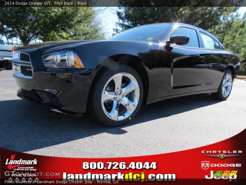 Pitch Black / Black 2014 Dodge Charger SXT