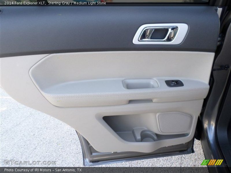 Sterling Gray / Medium Light Stone 2014 Ford Explorer XLT