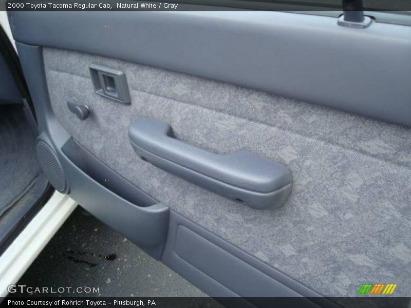 Natural White / Gray 2000 Toyota Tacoma Regular Cab