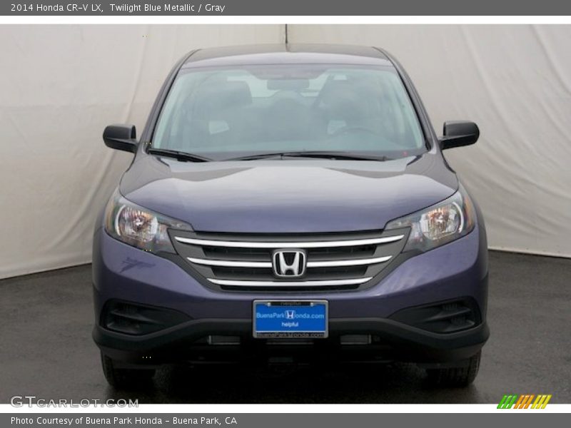 Twilight Blue Metallic / Gray 2014 Honda CR-V LX