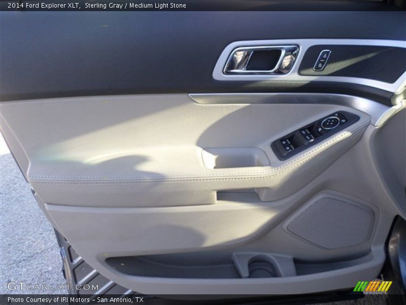 Sterling Gray / Medium Light Stone 2014 Ford Explorer XLT